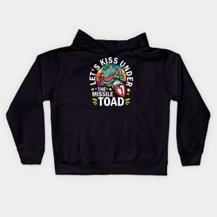 Let's Meet And Kiss Under The Missile Toad Kids Hoodie